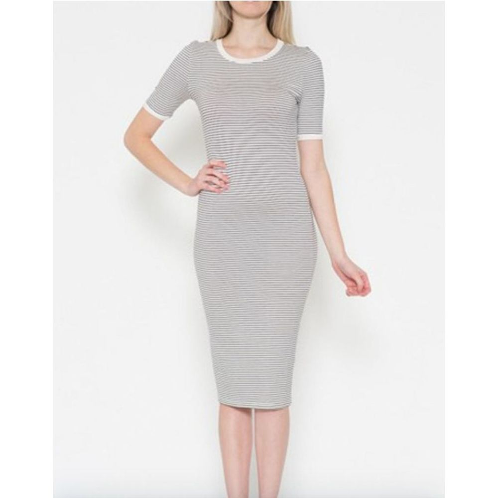 Heart&hips stripe dress
